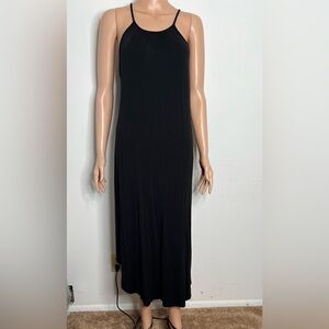 Oliva Rae Black Strappy Sleeveless Maxi Sundress Size L